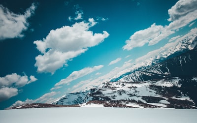 雪山航空摄影